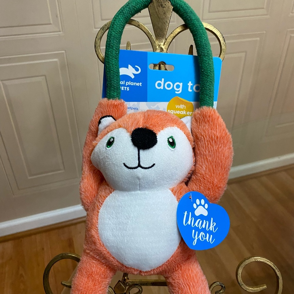 - Animal Planet. Plush  Rope With Squeaker. - Picture 6 of 7